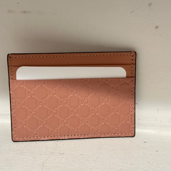 Authentic Gucci - Card Holder Soft Pink - Picture 2 of 3